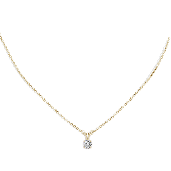 Moissanite Solitaire Pendant