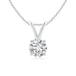 Moissanite Solitaire Pendant