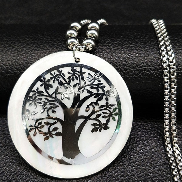 Opal Tree of Life Necklace